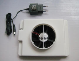 Ventilatorset 12 V mit Batterieverbindungskabel oder Netzadapter