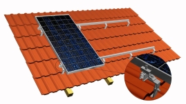 Schrägdach-Montagesystem für Solarmodule - Wagner Tric A